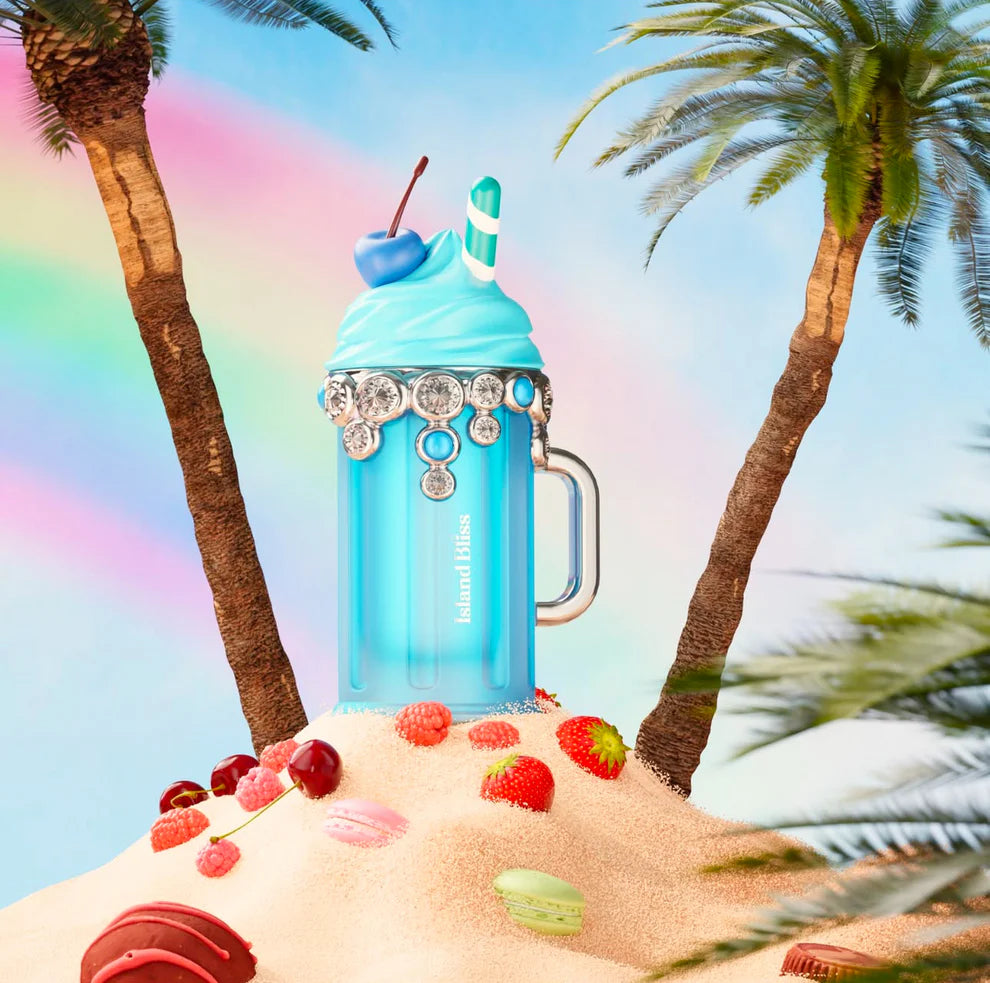 Shop Armaf Island Bliss 100ml – a tropical floral-gourmand scent with wild berries, coconut, vanilla, and musk. Joyful, fresh, long-lasting.