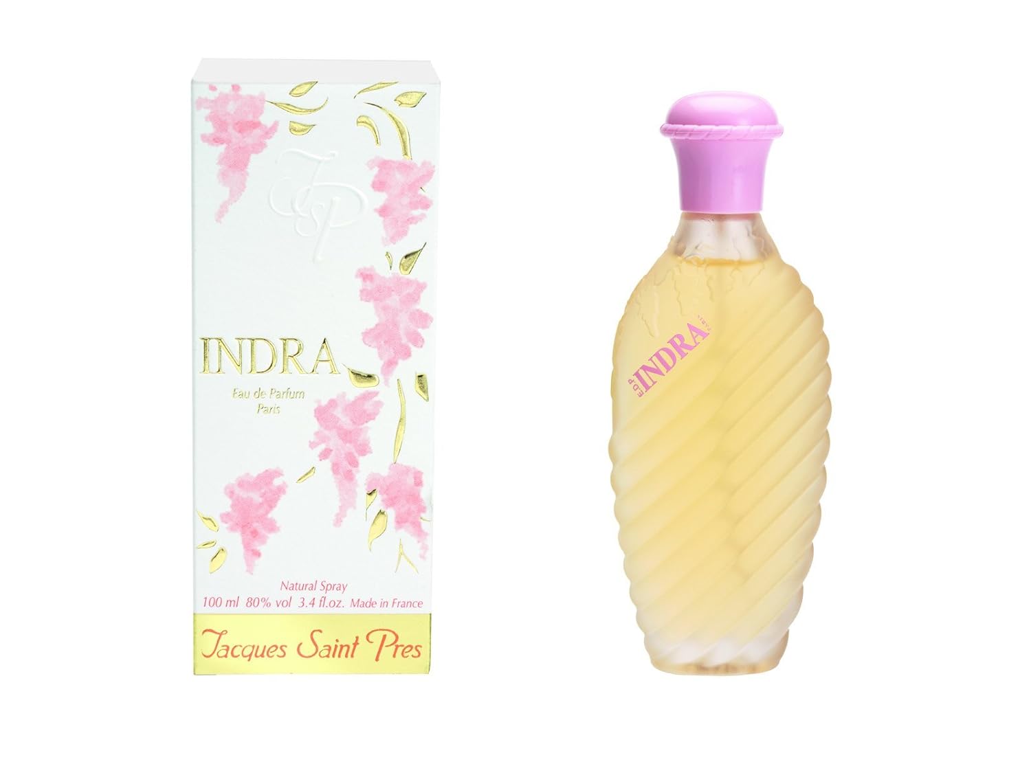 Indra Jacques Saint Pres Eau de Parfum 100ml women’s floral oriental perfume bottle and box