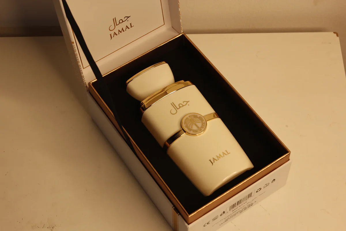 Jamal by Donatto Perfumes Eau de Parfum 100ml white and gold luxury bottle