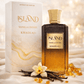 Khadlaj Island Vanilla Dunes Extrait de Parfum 100ml unisex vanilla amber fragrance bottle and box