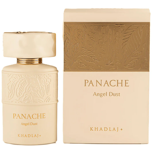 Khadlaj Panache Angel Dust Extrait de Parfum 100ml perfume bottle and box for women