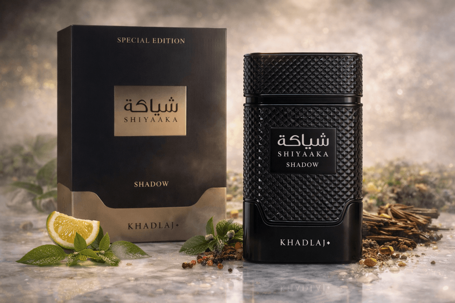 Khadlaj Shiyaaka Shadow unisex eau de parfum 100ml bottle