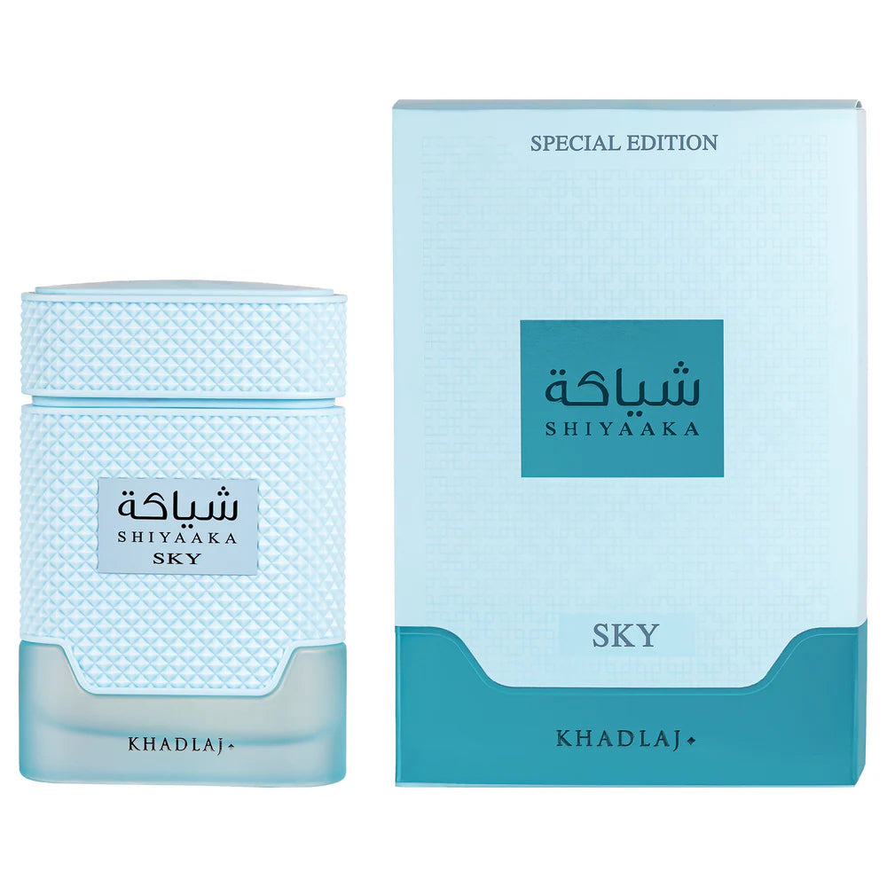 Khadlaj Shiyaaka Sky Special Edition Eau de Parfum 100 ml bottle and box for men