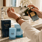 Khadlaj Shiyaaka Sky and Island Dreams two-piece fragrance bundle with 100 ml bottles and boxes