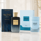 Khadlaj Shiyaaka Sky and Island Dreams two-piece fragrance bundle with 100 ml bottles and boxes