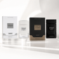 Khadlaj Shiyaaka Snow and Shadow Eau de Parfum bundle with two 100 ml bottles and boxes