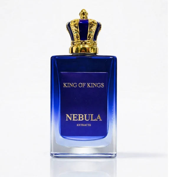 King of Kings Nebula Extreme Parfum 100 ml unisex blue fragrance bottle and retail box