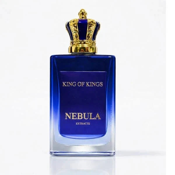 King of Kings Nebula Extreme Parfum 100 ml unisex blue fragrance bottle and retail box