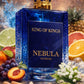 King of Kings Nebula Extreme Parfum 100 ml unisex blue fragrance bottle and retail box