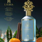 Shop L’Haya Andalucía Azul Extrait de Parfum 100ml – a luxurious citrus, floral, and woody unisex fragrance. Elegant, bold, and long-lasting.