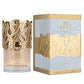 Lattafa Dalal Eau de Parfum 100ml (3.4oz) bottle with gold jeweled cap next to the Dalal retail box