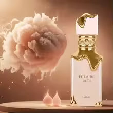 Lattafa Eclaire Eau de Parfum 3.4 oz (Unisex) — sweet gourmand with caramel, milk, sugar, vanilla, and musk