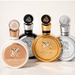 Lattafa Fakhar fragrance bundle featuring Women Black Gold and Silver perfume bottles luxury Middle Eastern perfume set