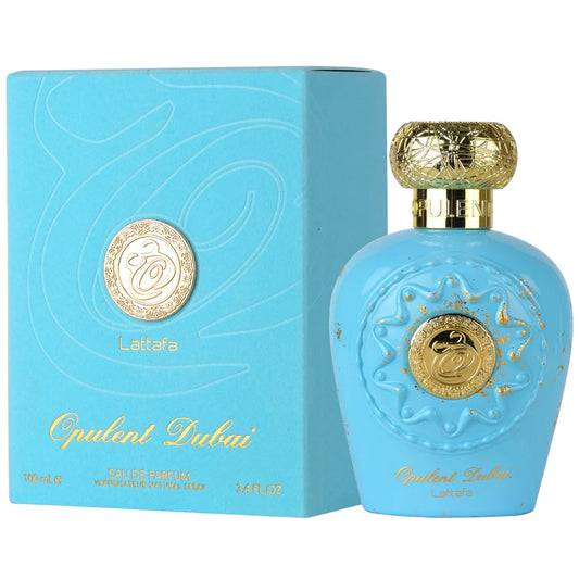 Lattafa Opulent Dubai Eau de Parfum for unisex luxury perfume bottle with box 100ml