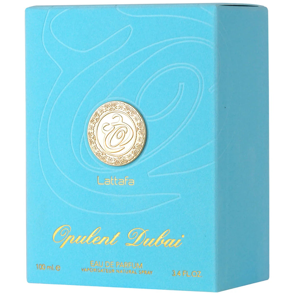 Lattafa Opulent Dubai Eau de Parfum for unisex luxury perfume bottle with box 100ml