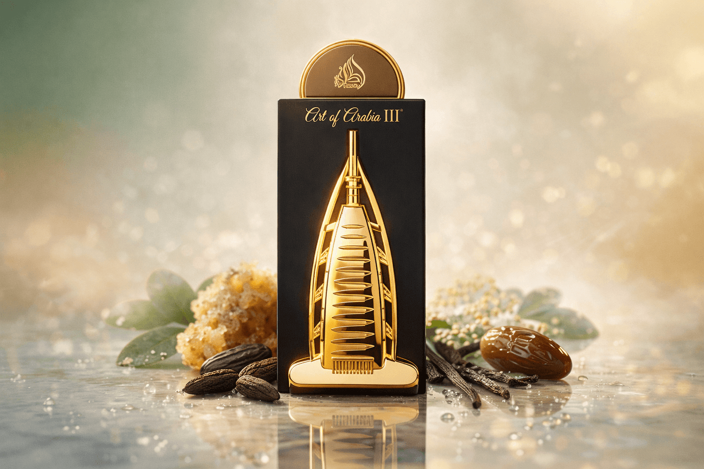 Lattafa Pride Art of Arabia III EDP 100ml unisex perfume bottle and box