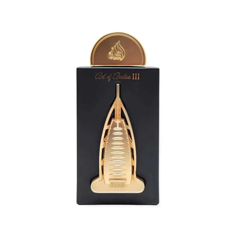 Lattafa Pride Art of Arabia III EDP 100ml unisex perfume bottle and box
