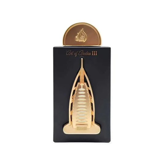 Lattafa Pride Art of Arabia III EDP 100ml unisex perfume bottle and box
