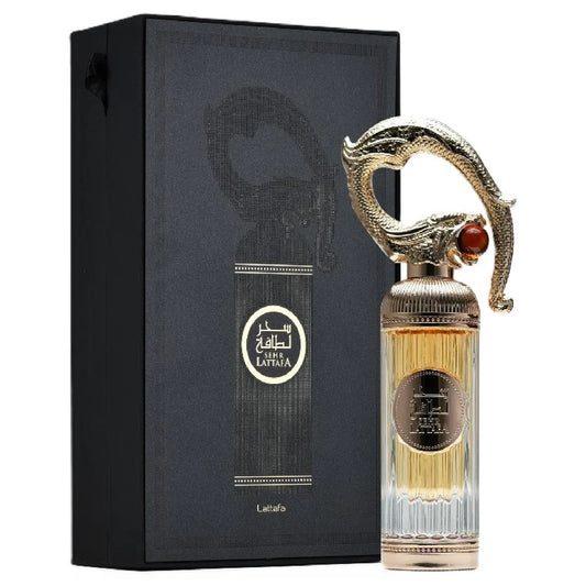 Lattafa Sehr Eau de Parfum 100ml bottle and box