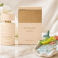 Mother’s Day perfume and candle gift set with Panache Angel Dust and handmade ocean candle