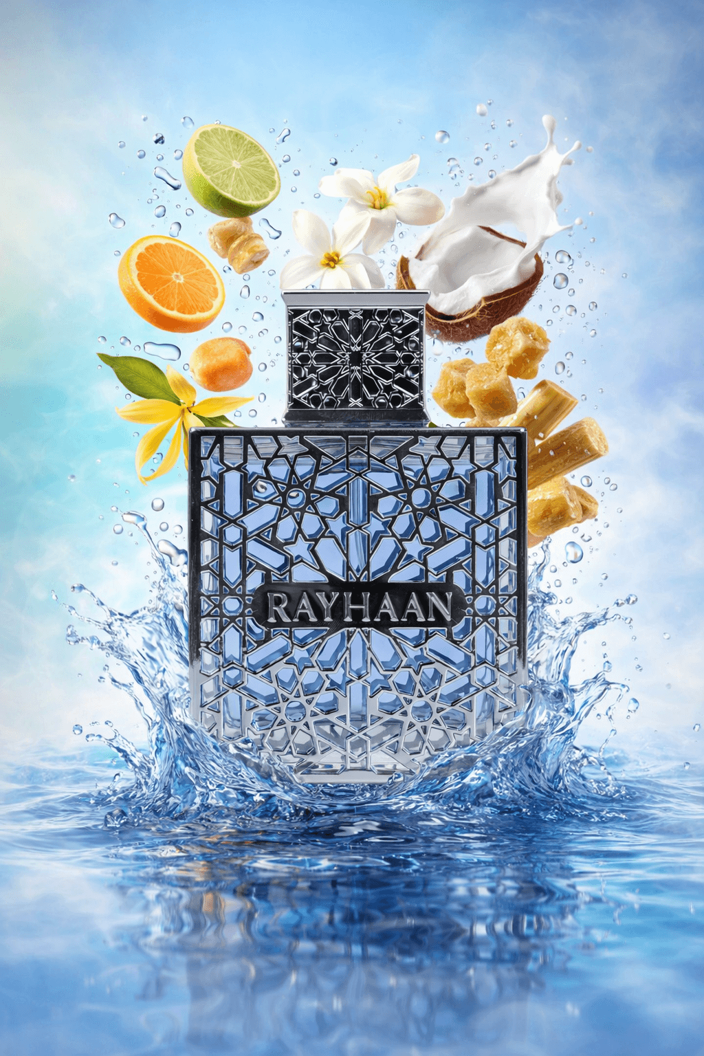 Rayhaan Aquatica Eau de Parfum 100ml bottle and box