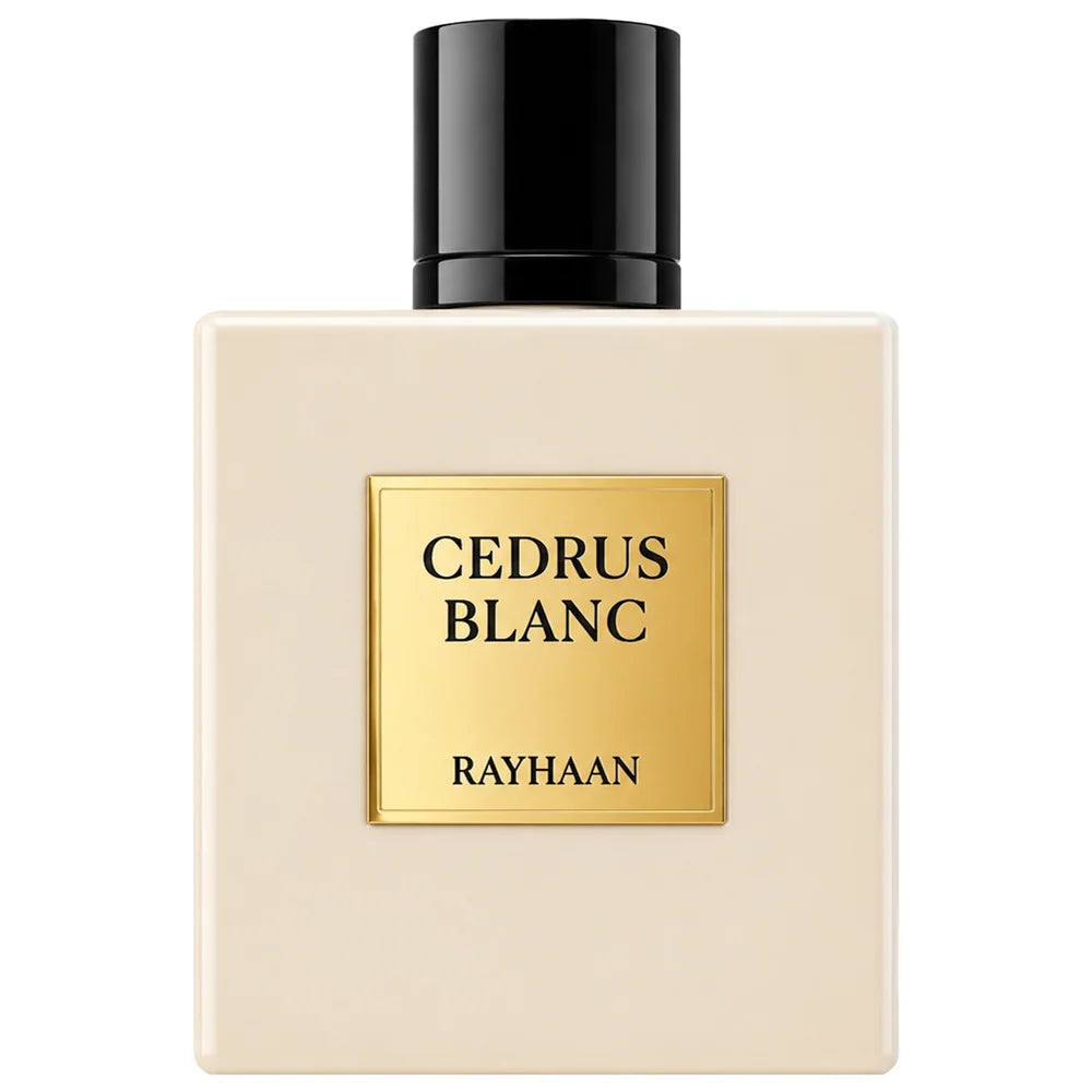 Rayhaan Cedrus Blanc Eau de Parfum 100 ml unisex fragrance bottle and box