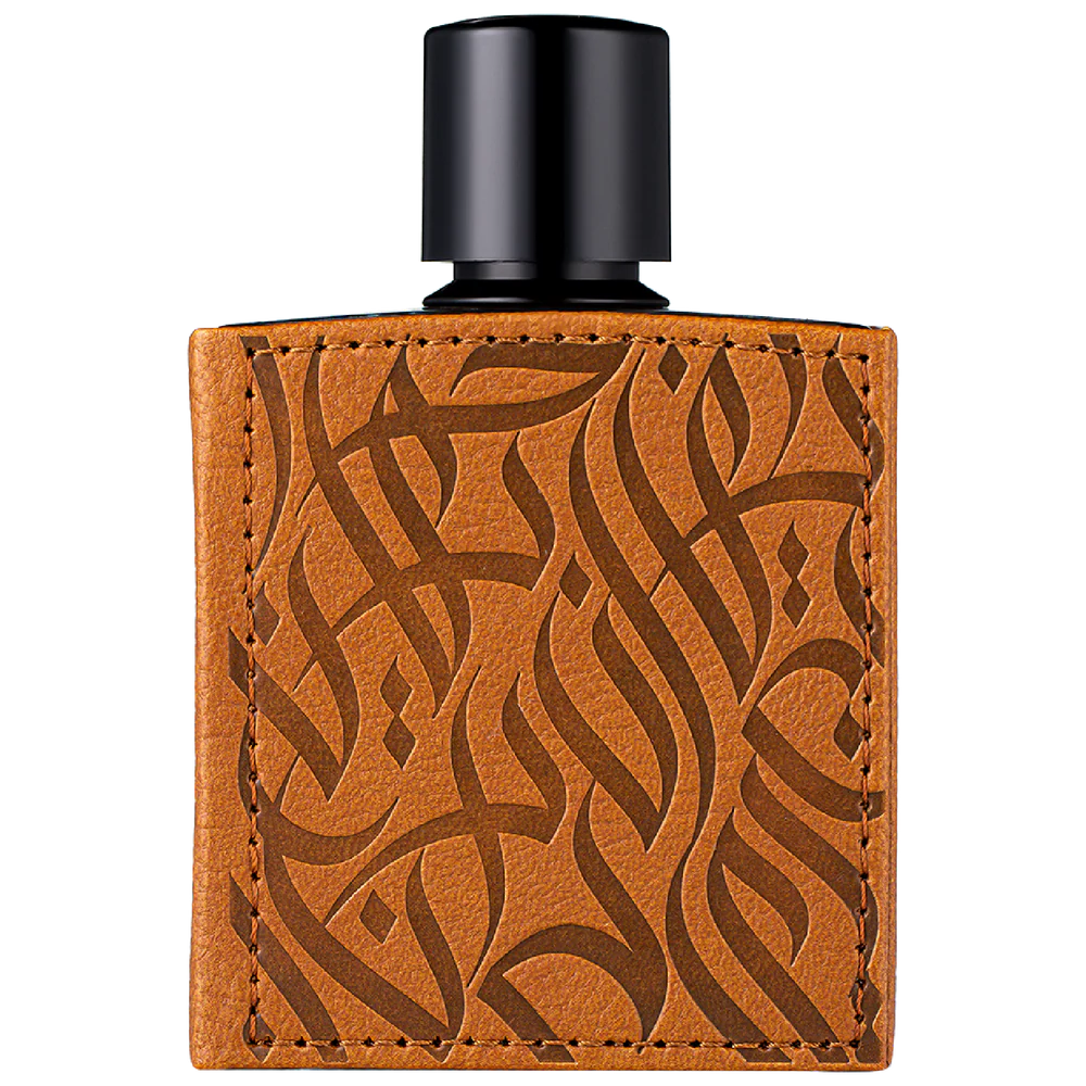 Rayhaan Corium Eau de Parfum 100ml unisex leather fragrance leather wrapped bottle