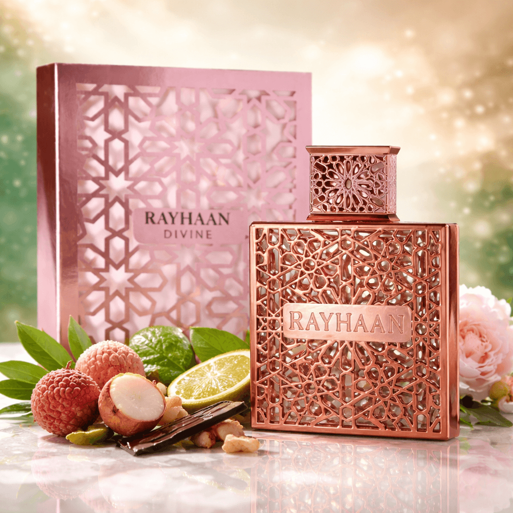 Rayhaan Divine Eau de Parfum 100ml 3.4oz bottle and box
