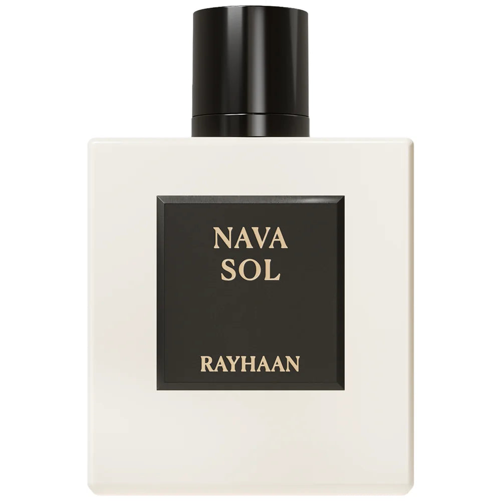 Rayhaan Nava Sol Eau de Parfum 100 ml unisex fragrance bottle and box