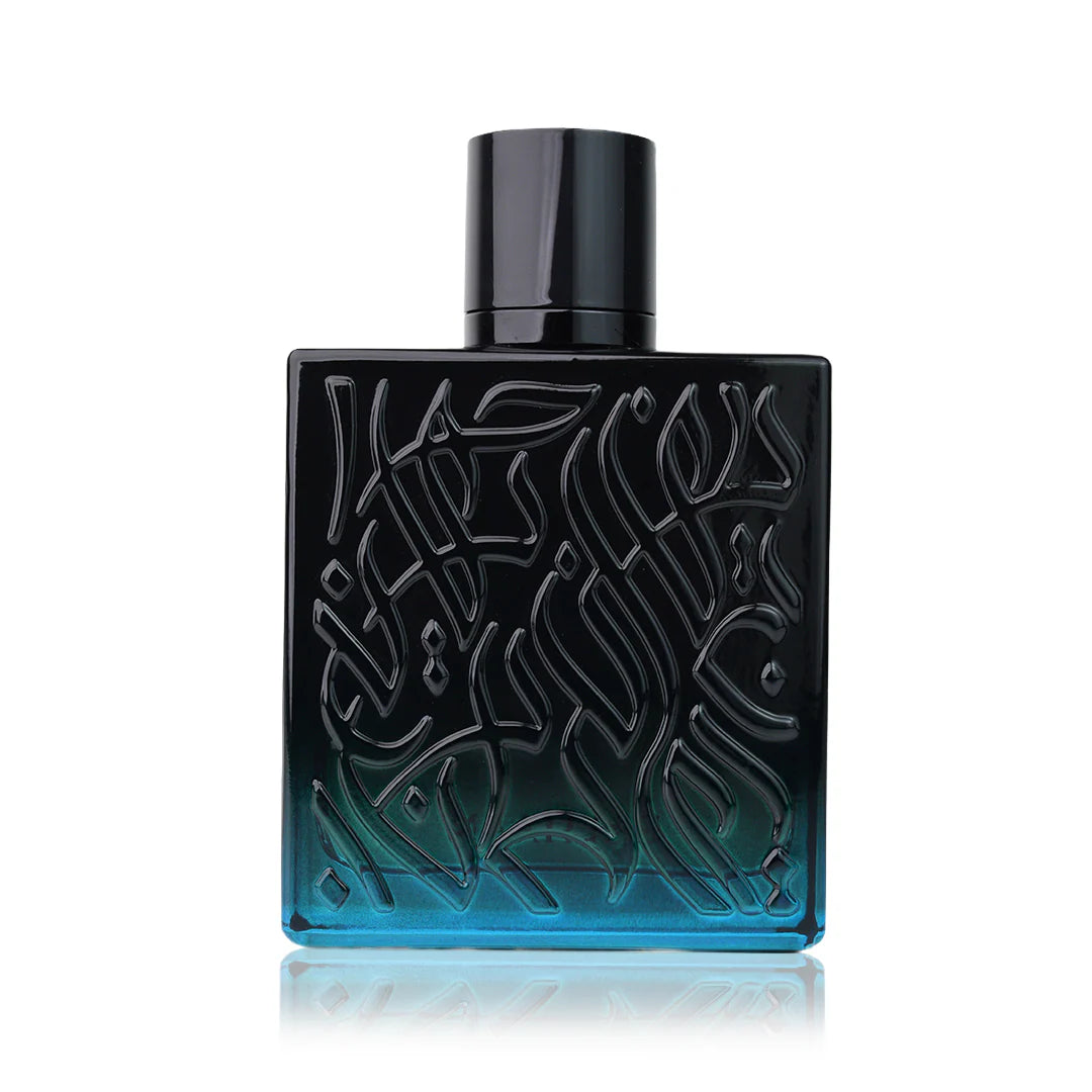 Rayhaan Nocturno Elixir Eau de Parfum 100ml black and blue bottle