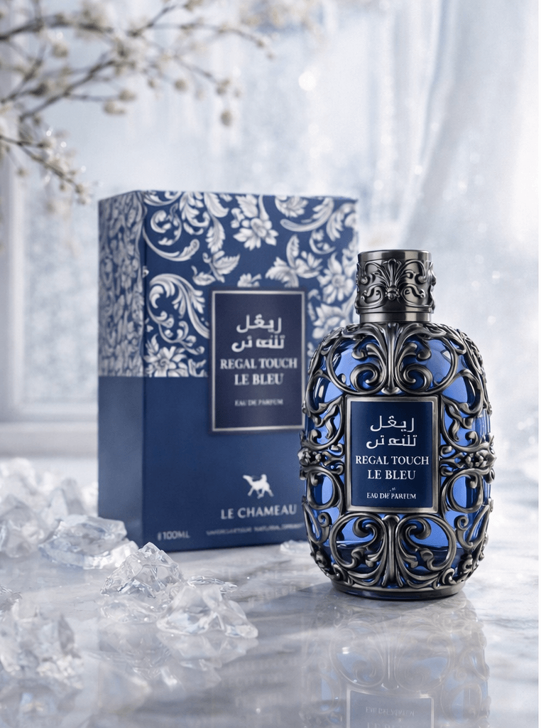 Regal Touch Le Blue unisex eau de parfum 100ml bottle and box