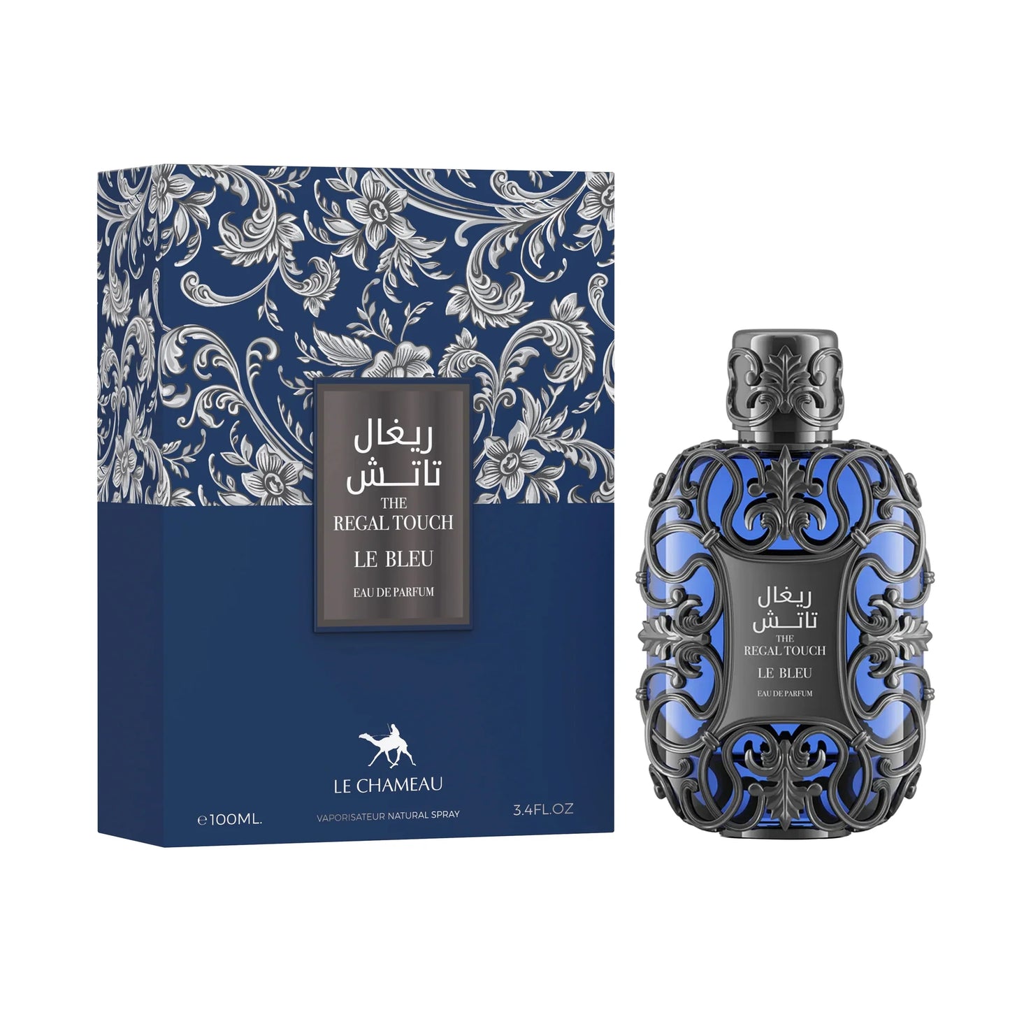 Regal Touch Le Blue unisex eau de parfum 100ml bottle and box