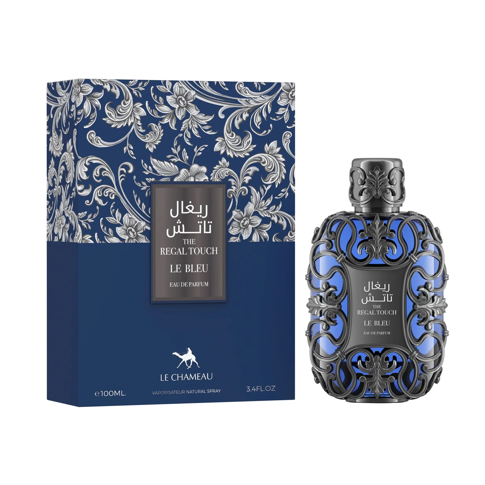 Regal Touch Le Blue unisex eau de parfum 100ml bottle and box