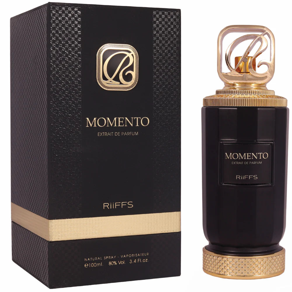 RiiFFS Momento Extrait de Parfum 100ml unisex luxury perfume bottle and box