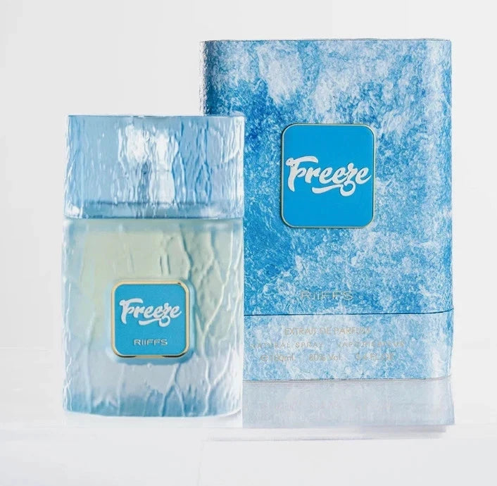 Riiffs Freeze Extrait de Parfum 100ml 3.4oz unisex fragrance bottle and box