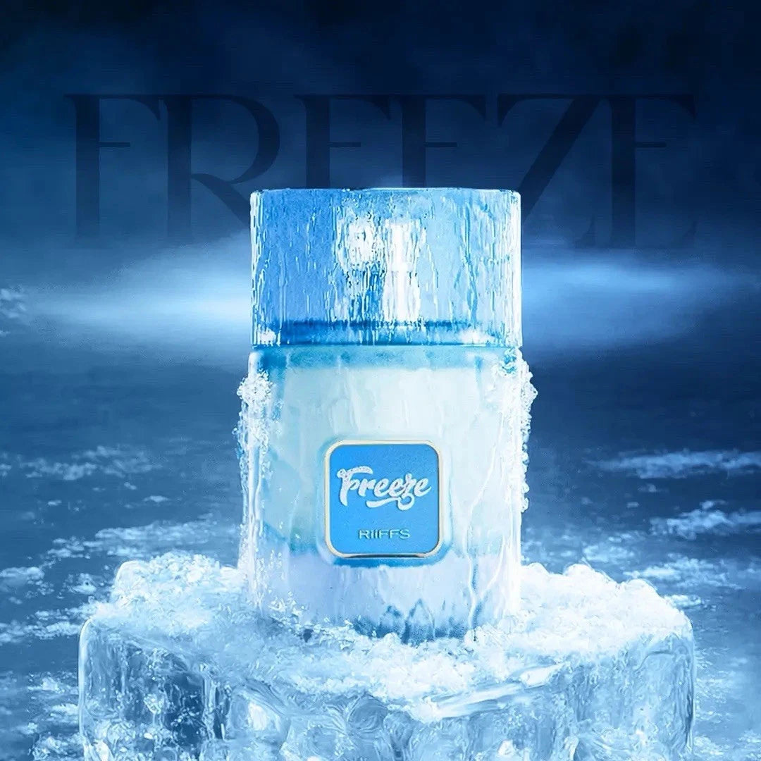 Riiffs Freeze Extrait de Parfum 100ml 3.4oz unisex fragrance bottle and box