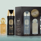 Shop Lattafa Asad 3 Piece Set – Eau de Parfum, Hair Mist, and Body Spray. A bold men’s fragrance gift set, powerful, elegant, and long-lasting