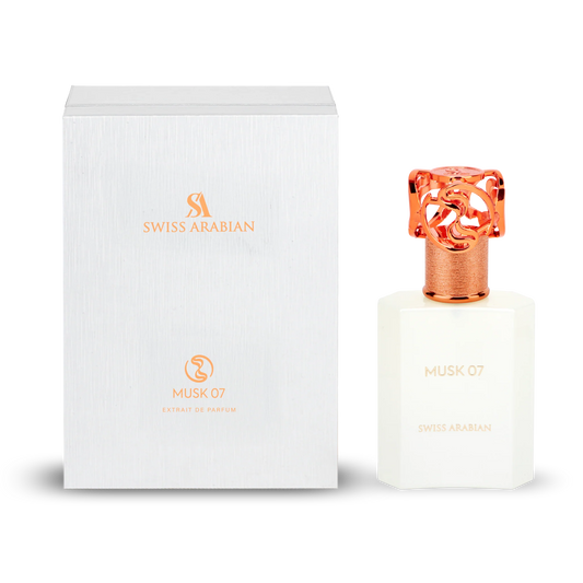 Swiss Arabian Musk 07 Extrait de Parfum 50ml 1.7oz bottle and box