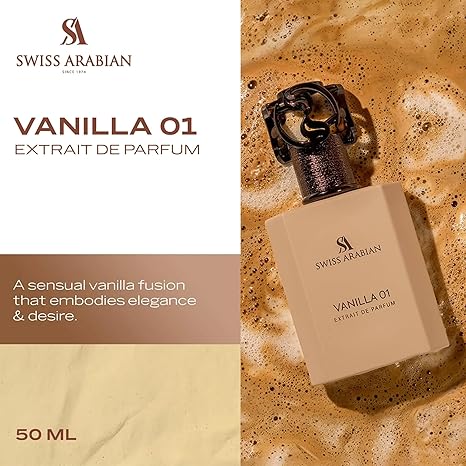 Swiss Arabian Vanilla 01 Extrait de Parfum 50ml 1.7oz bottle and box