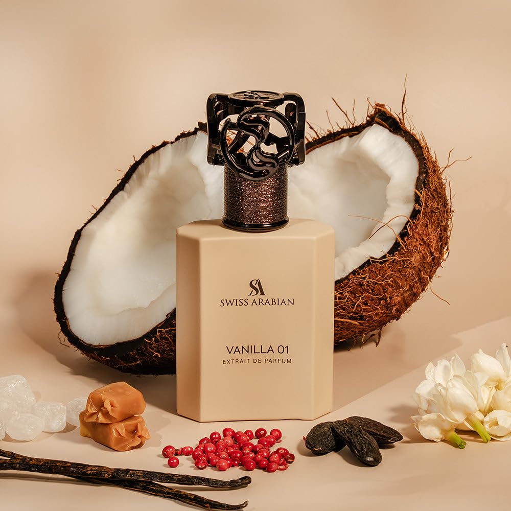 Swiss Arabian Vanilla 01 Extrait de Parfum 50ml 1.7oz bottle and box