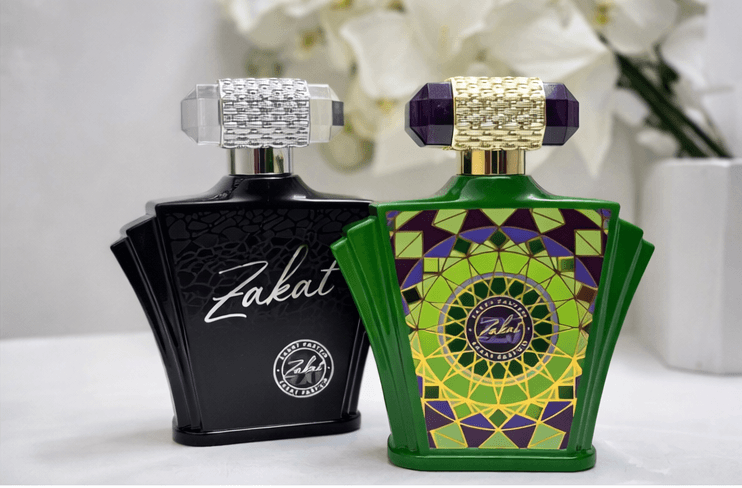 Zakat Parfum bundle set with two luxury perfume bottles and original packaging displayed on a clean background