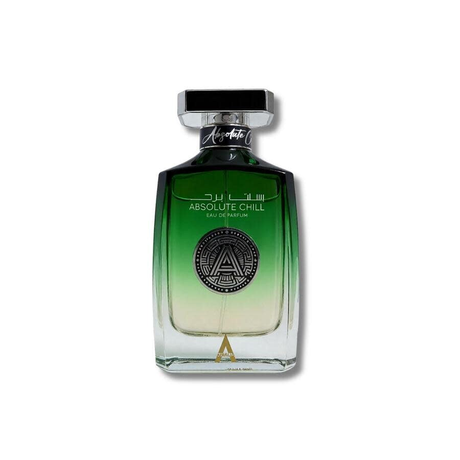 Atralia Absolute Chill 100 ml Eau de Parfum Unisex – bergamot, apple, grapefruit, lavender, marine notes, cedarwood and amber fragrance bottle