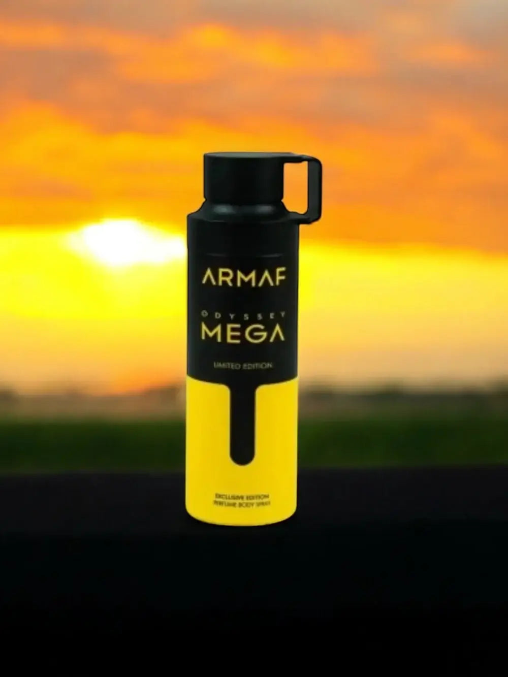 Shop Armaf Odyssey Mega Body Spray 200ml. A bold and refreshing unisex body spray with long-lasting freshness. Exclusive black & yellow edition.