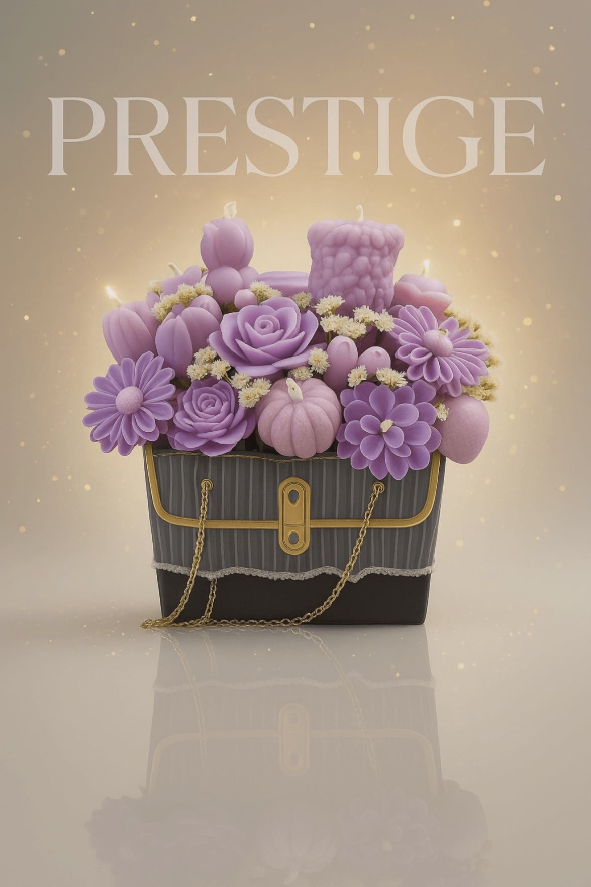 Shop Bloom Treasure, a premium handmade candle box crafted with soy wax floral designs. A unique luxury gift and home décor centerpiece.