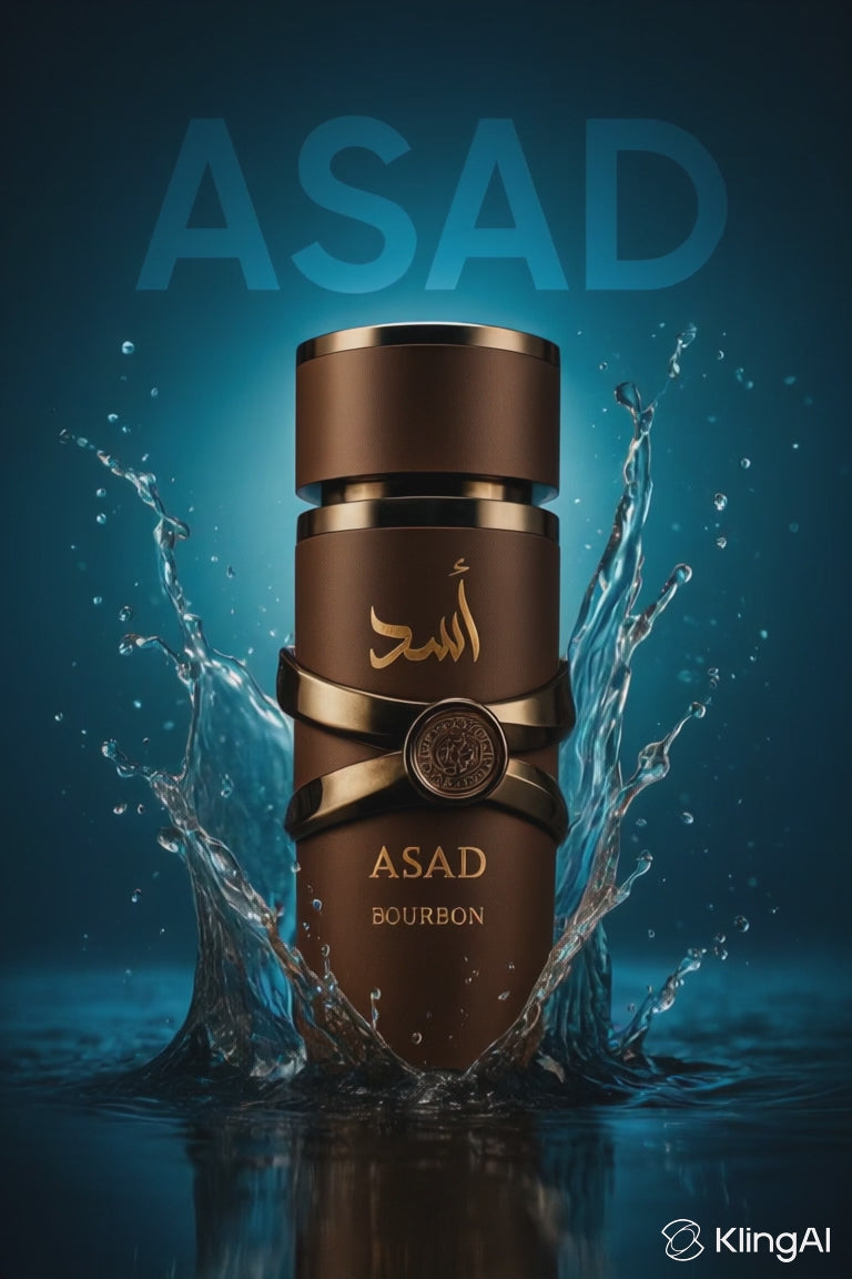 Shop Lattafa Asad Bourbon Eau de Parfum 100ml – a warm bourbon, spicy, and woody men’s fragrance. Powerful, long-lasting, and sophisticated.