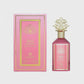 Shop L’Haya Raaha Extrait de Parfum 100ml – a feminine luxury fragrance with lychee, florals, vanilla, and warm sensual notes. Elegant and long-lasting.