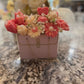 Shop Bloom Treasure, a premium handmade candle box crafted with soy wax floral designs. A unique luxury gift and home décor centerpiece.
