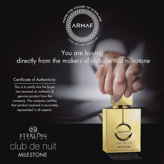 Shop Armaf Club De Nuit Milestone 105ml – a fresh, aquatic, and musky Eau de Parfum for men. Long-lasting, elegant, and perfect for any occasion.