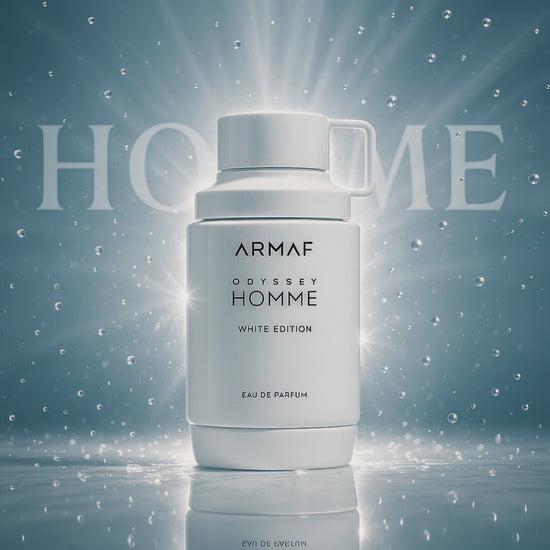 Shop Armaf Odyssey Homme White Edition Eau de Parfum 100ml. A luxurious citrus-spicy men’s fragrance with woody depth. Long-lasting elegance.