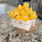 Shop Bloom Treasure, a premium handmade candle box crafted with soy wax floral designs. A unique luxury gift and home décor centerpiece.